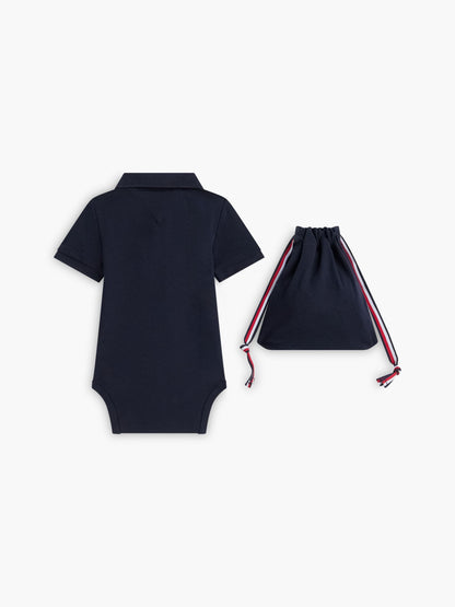 Tommy Hilfiger Babies' Polo Onesie and Gift Bag