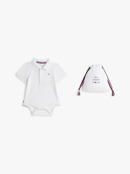 Tommy Hilfiger Babies' Polo Onesie and Gift Bag