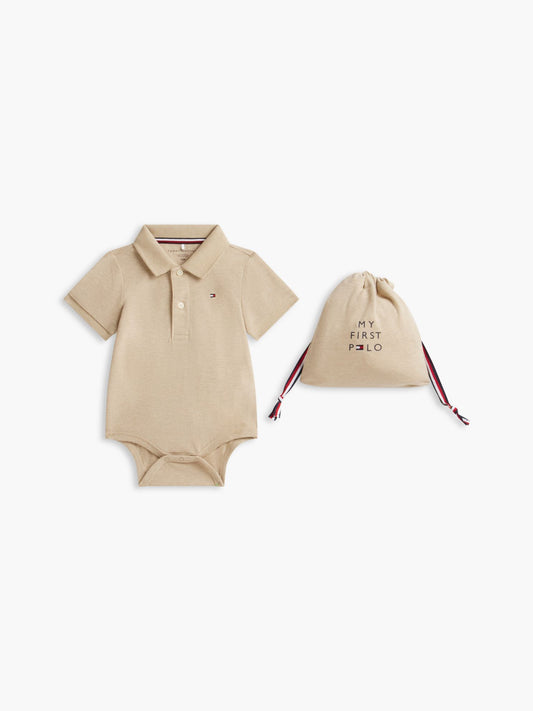 Tommy Hilfiger Babies' Polo Onesie and Gift Bag