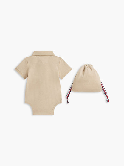 Tommy Hilfiger Babies' Polo Onesie and Gift Bag