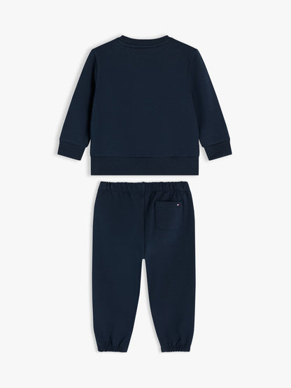 Tommy Hilfiger Babies' Hilfiger Logo Sweatsuit Set