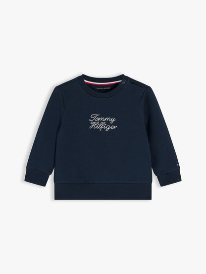 Tommy Hilfiger Babies' Hilfiger Logo Sweatsuit Set