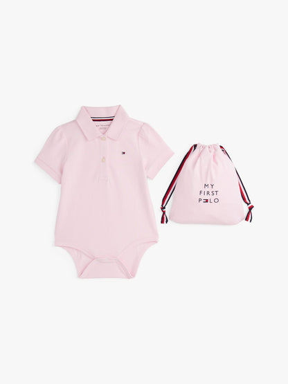 Tommy Hilfiger Babies' Polo Onesie and Gift Bag