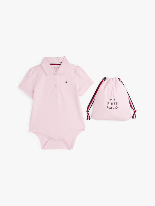 Tommy Hilfiger Babies' Polo Onesie and Gift Bag