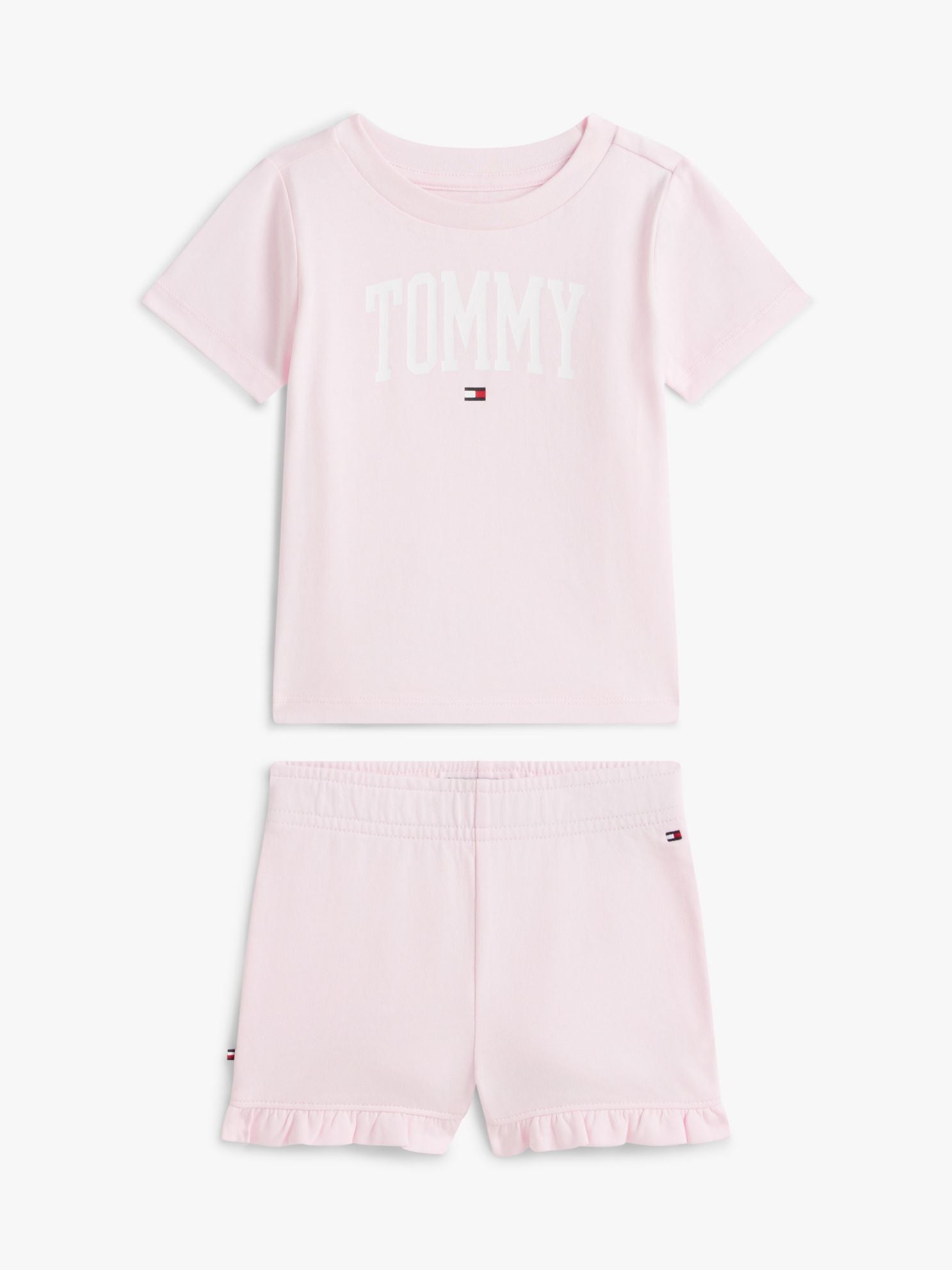 Tommy Hilfiger Babies' Tommy Logo T-Shirt & Short Set