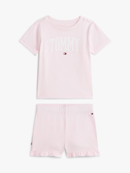 Tommy Hilfiger Babies' Tommy Logo T-Shirt & Short Set