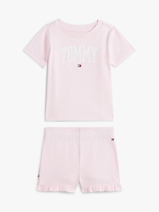 Tommy Hilfiger Babies' Tommy Logo T-Shirt & Short Set
