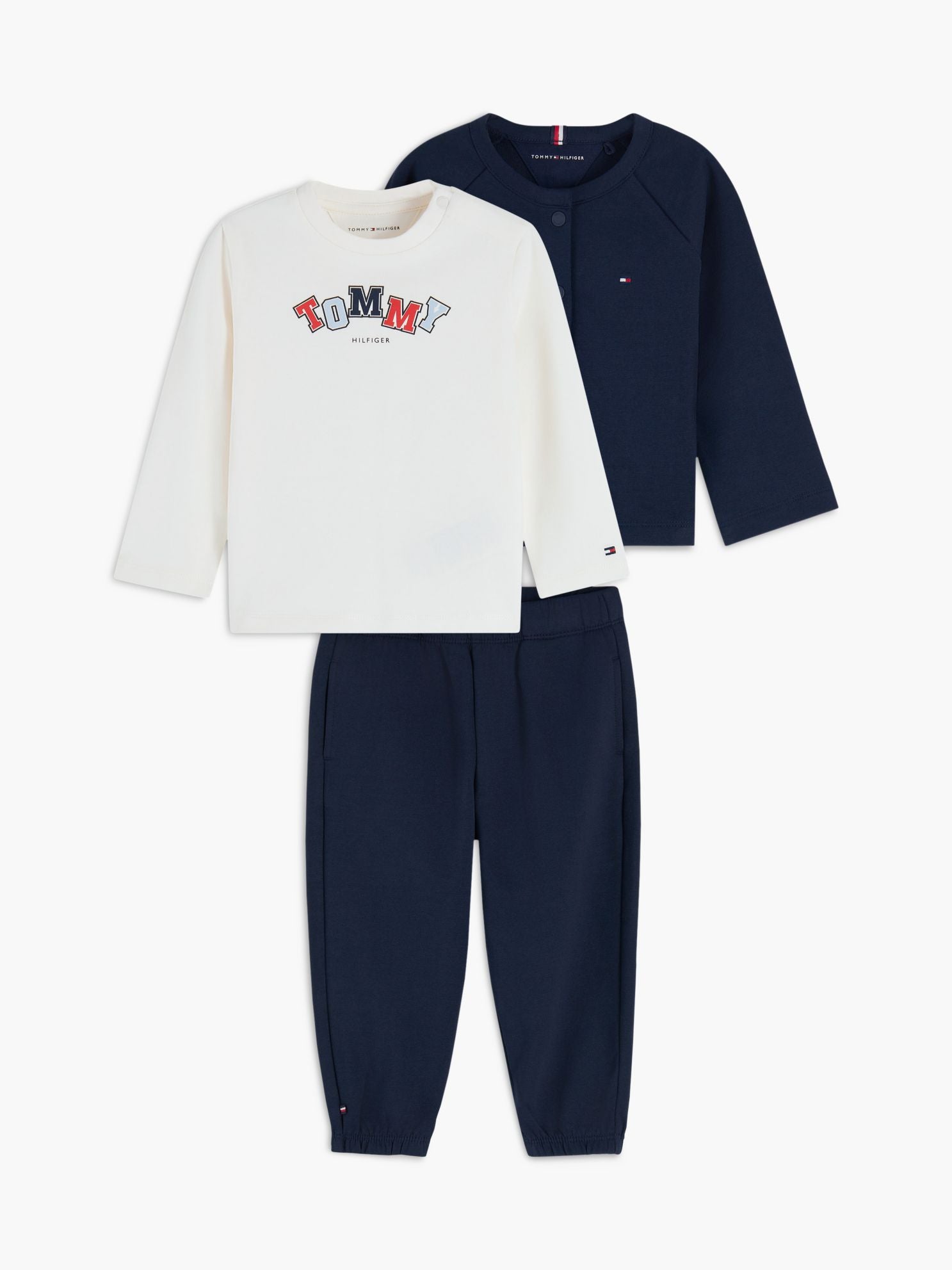 Tommy Hilfiger Babies' Top & Bottom 3-Piece Gift Set