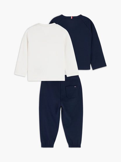 Tommy Hilfiger Babies' Top & Bottom 3-Piece Gift Set