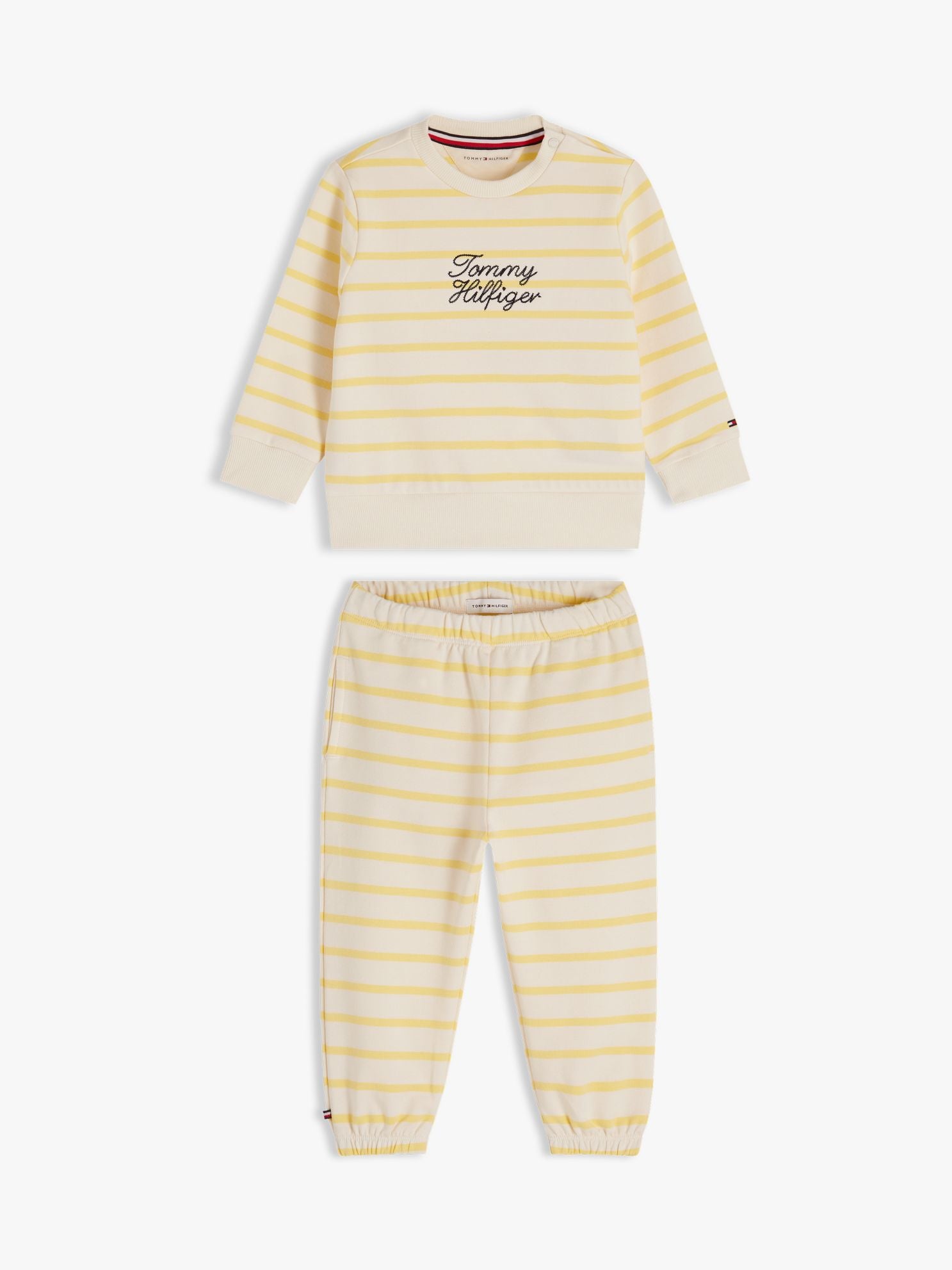 Tommy Hilfiger Babies' Hilfiger Logo Sweatsuit Set
