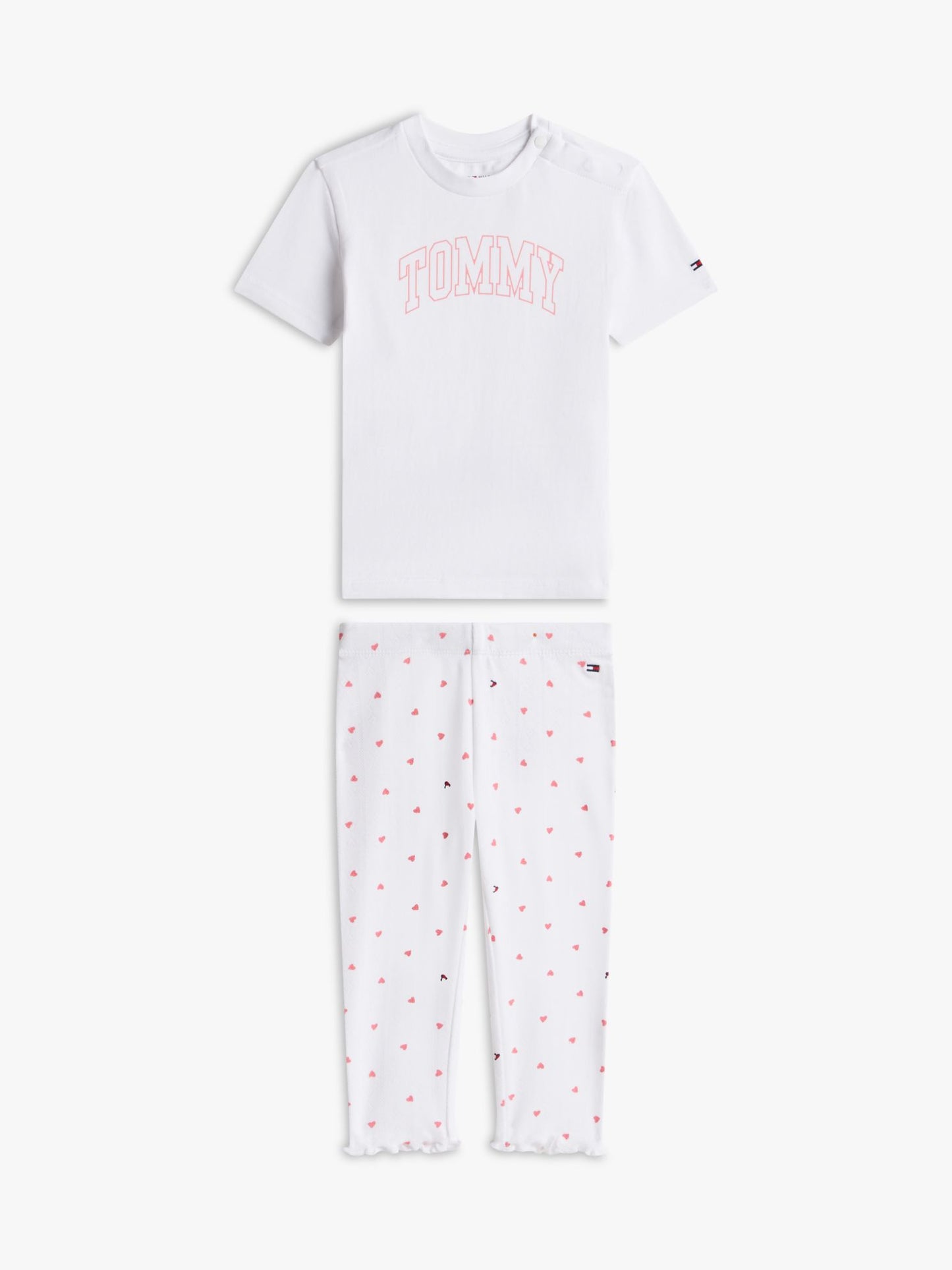 Tommy Hilfiger Babies' T-Shirt & Pointelle Legging Set