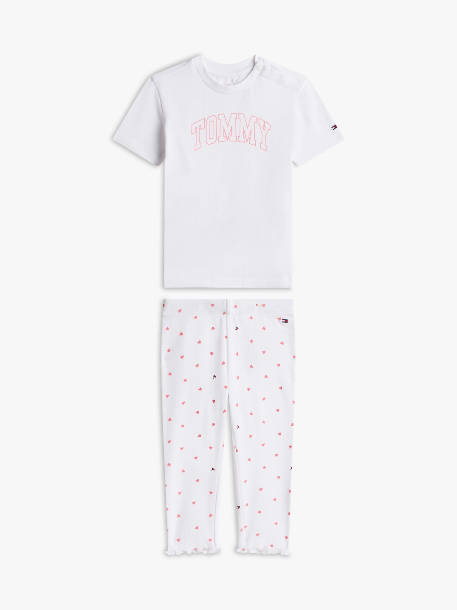 Tommy Hilfiger Babies' T-Shirt & Pointelle Legging Set