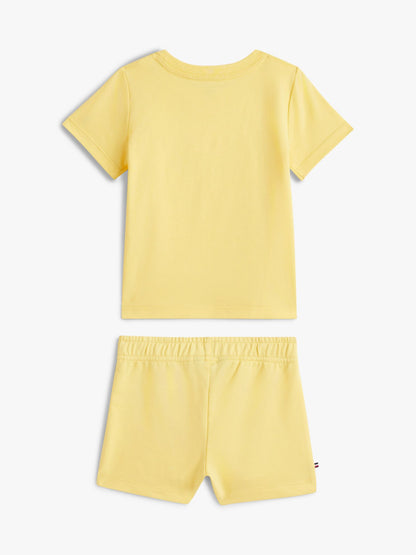 Tommy Hilfiger Babies' Flag Logo T-Shirt & Short Set