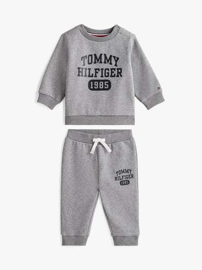 Tommy Hilfiger Babies' Logo Sweatshirt and Pant Set