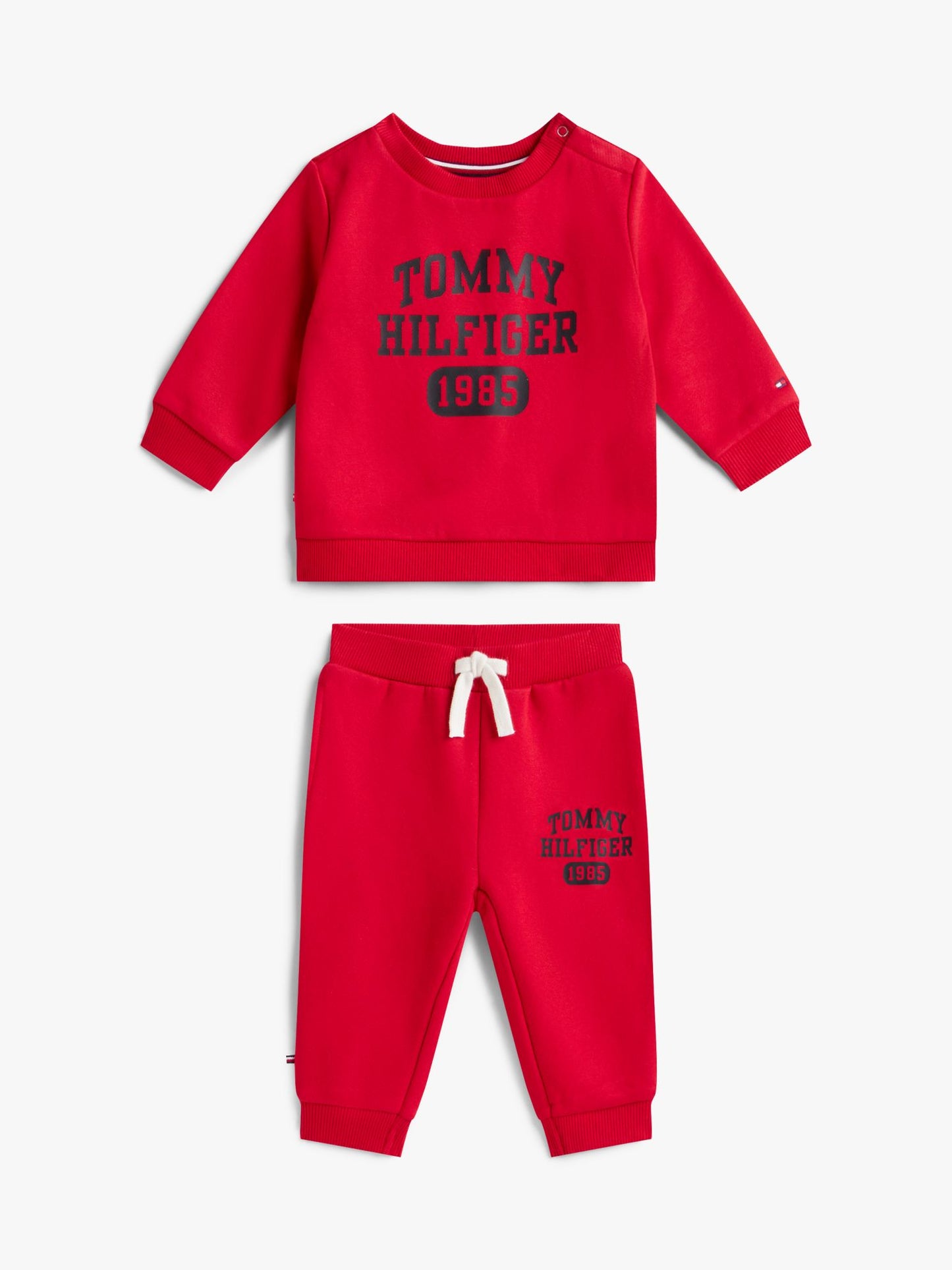 Tommy Hilfiger Babies' Logo Sweatshirt and Pant Set
