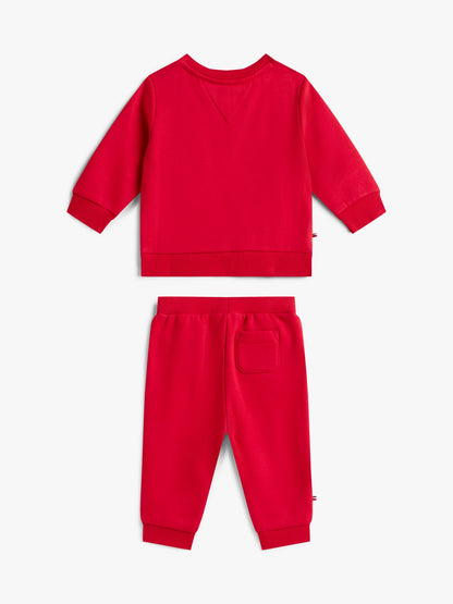 Tommy Hilfiger Babies' Logo Sweatshirt and Pant Set