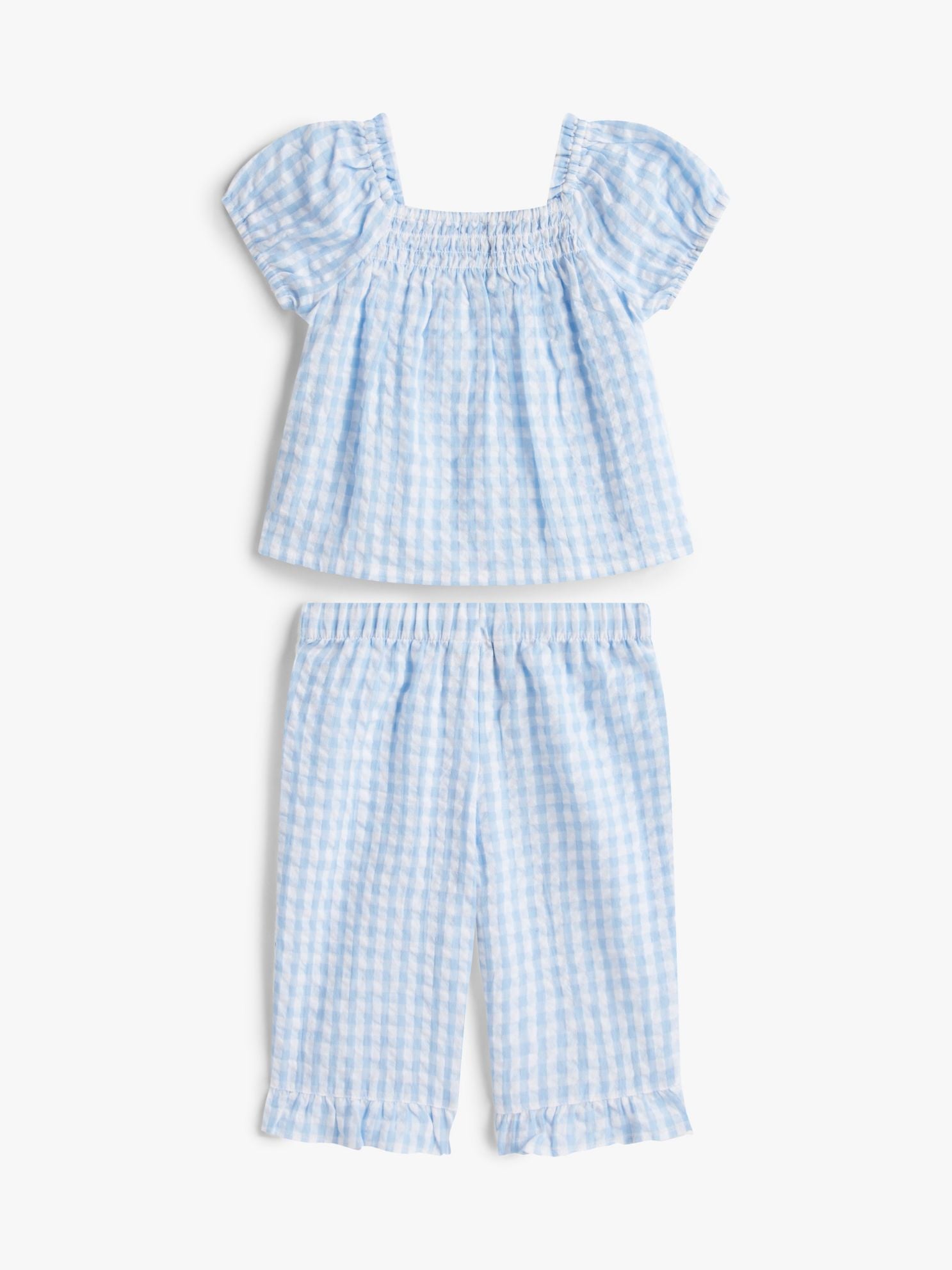 Tommy Hilfiger Babies' Gingham Top & Pant Set
