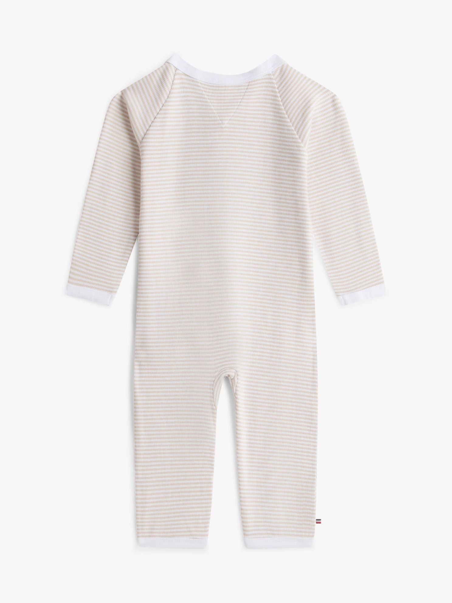Tommy Hilfiger Babies' Stripe Ribbed Footie Coverall