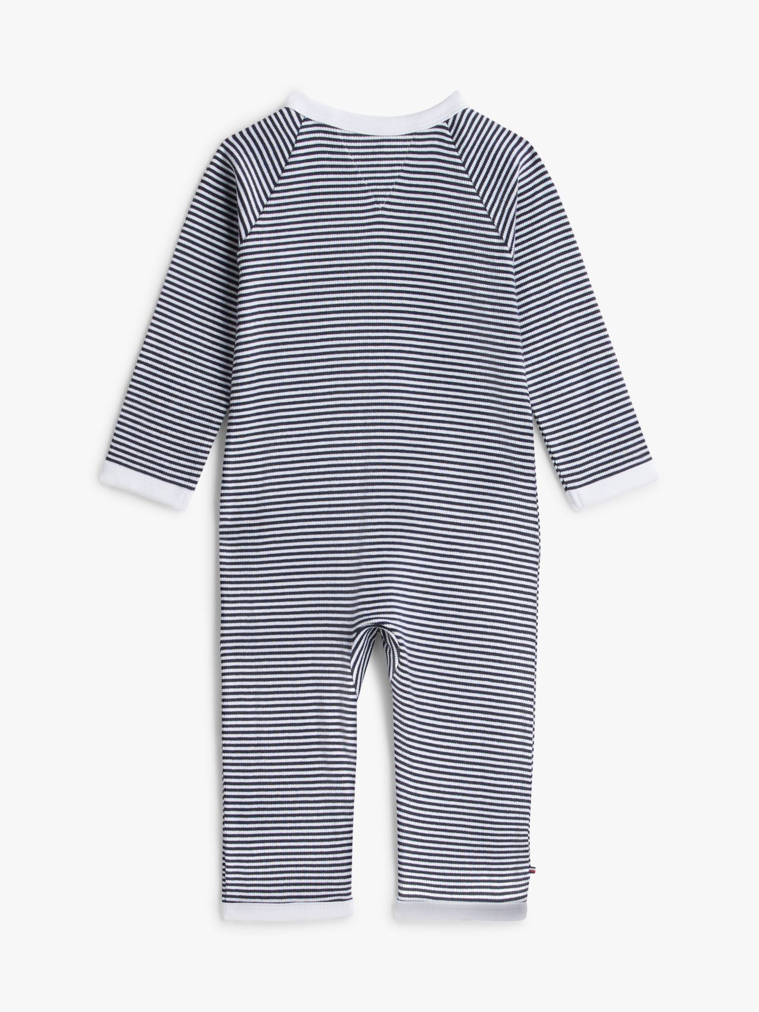 Tommy Hilfiger Babies' Stripe Ribbed Footie Coverall