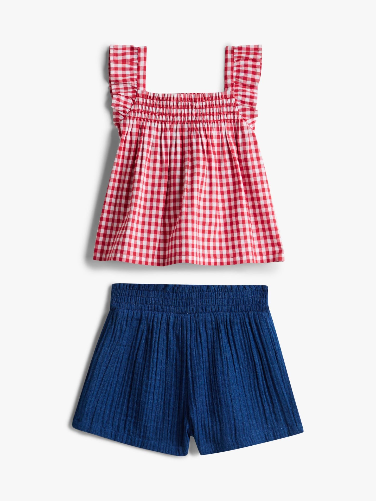Tommy Hilfiger Babies' Gingham Top & Short Set