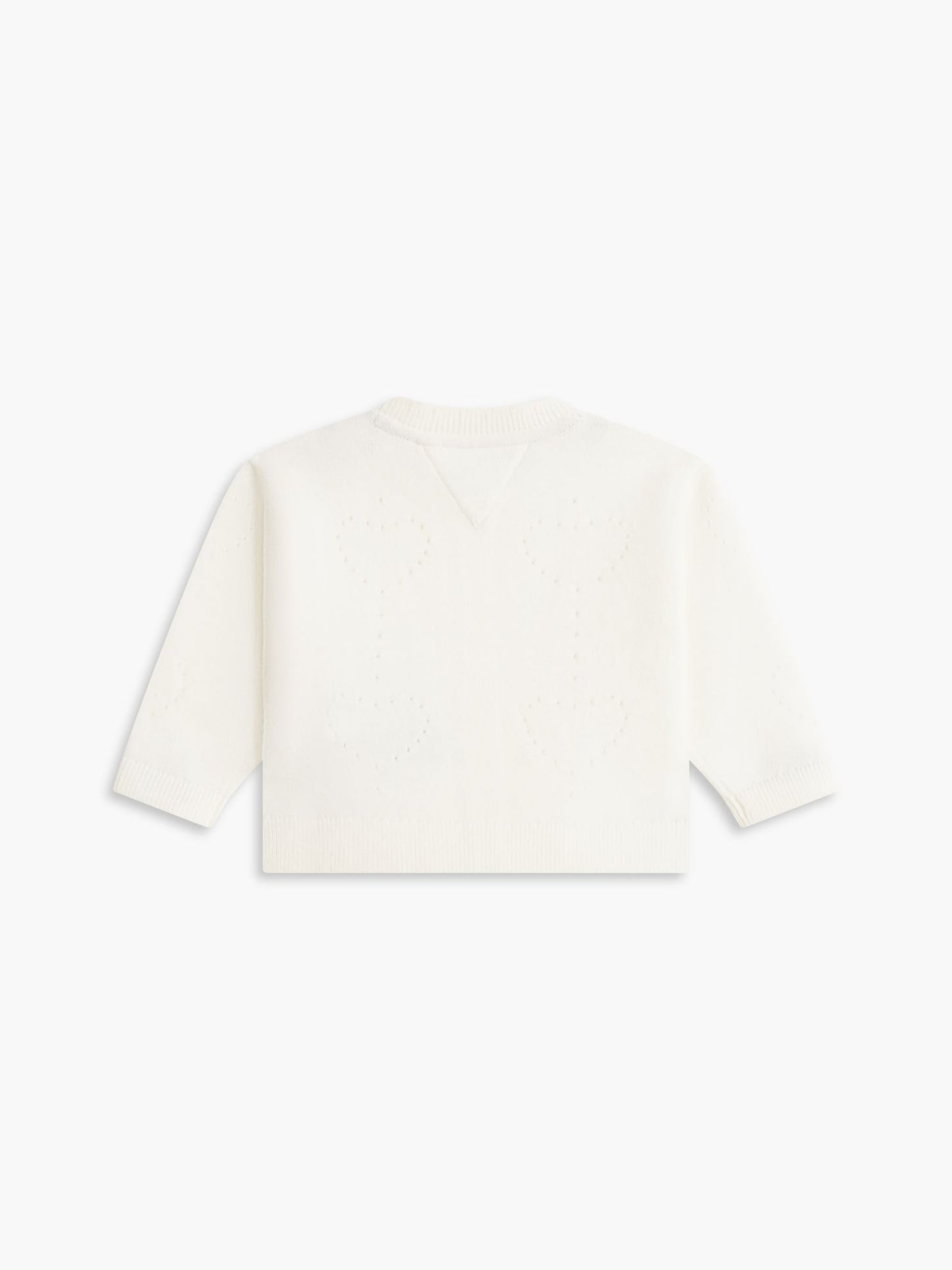 Tommy Hilfiger Babies' Pointelle Heart Cardigan