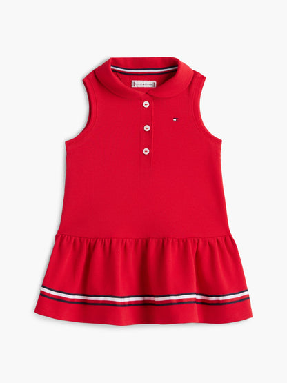 Tommy Hilfiger Babies' Sleeveless Stretch Polo Dress