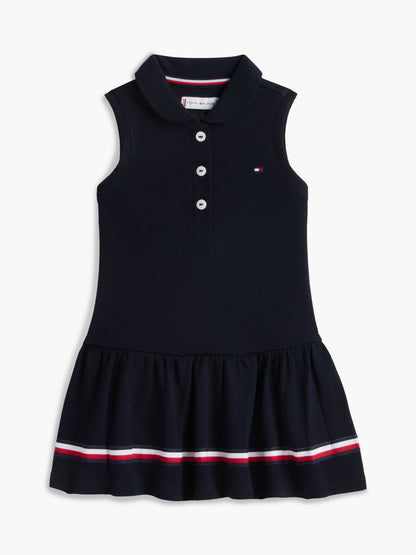 Tommy Hilfiger Babies' Sleeveless Stretch Polo Dress