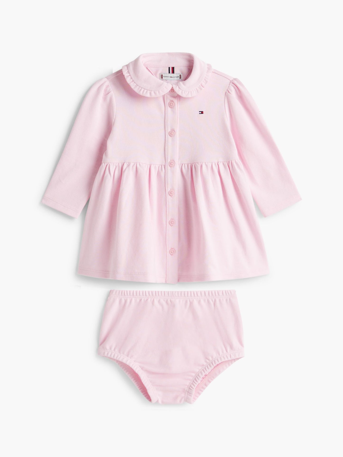 Tommy Hilfiger Babies' Long-Sleeve Stretch Polo Dress
