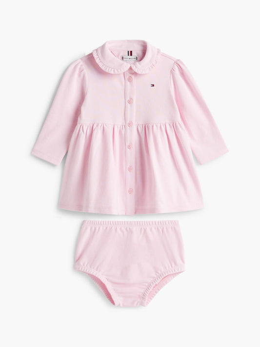 Tommy Hilfiger Babies' Long-Sleeve Stretch Polo Dress