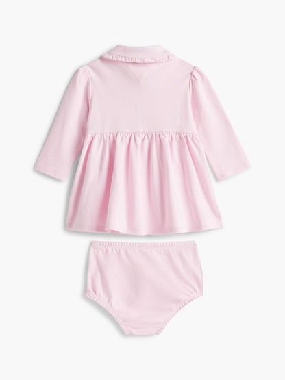 Tommy Hilfiger Babies' Long-Sleeve Stretch Polo Dress
