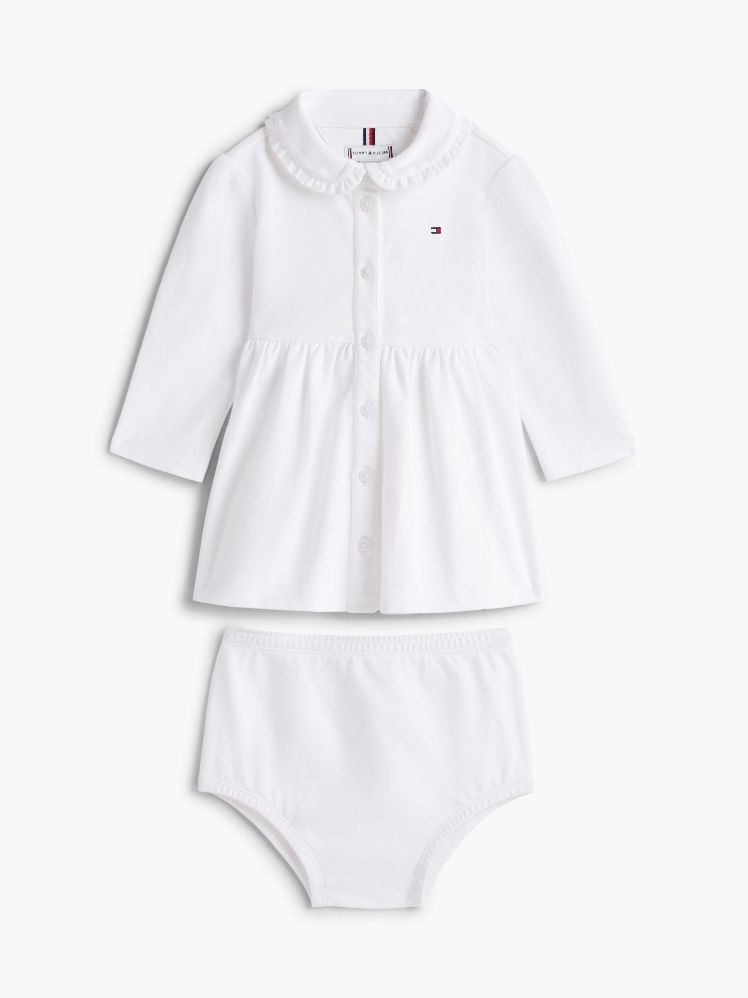 Tommy Hilfiger Babies' Long-Sleeve Stretch Polo Dress