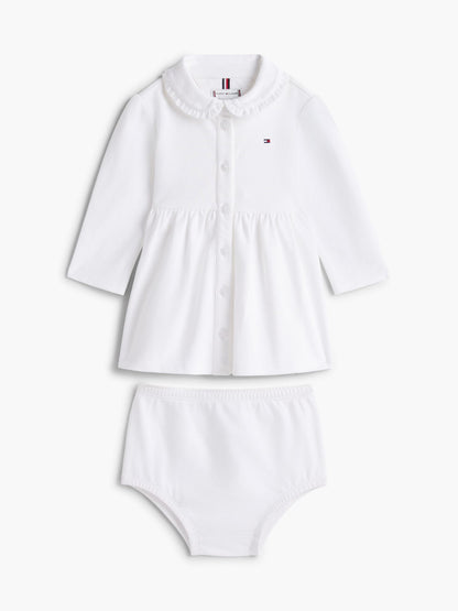 Tommy Hilfiger Babies' Long-Sleeve Stretch Polo Dress