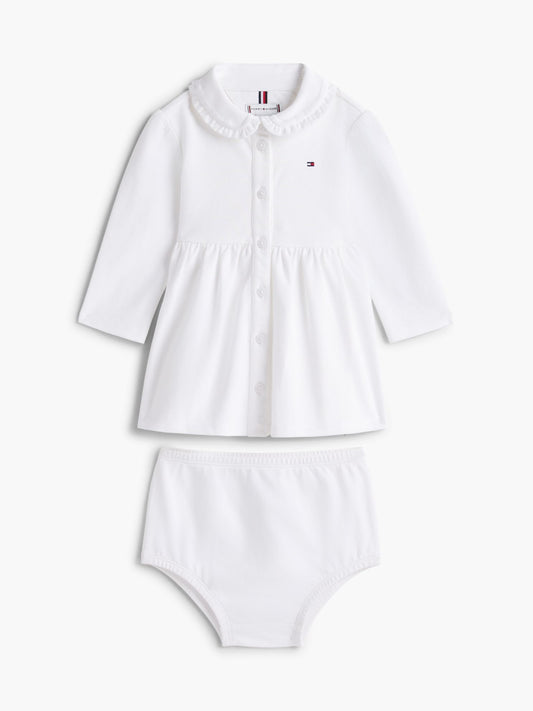 Tommy Hilfiger Babies' Long-Sleeve Stretch Polo Dress