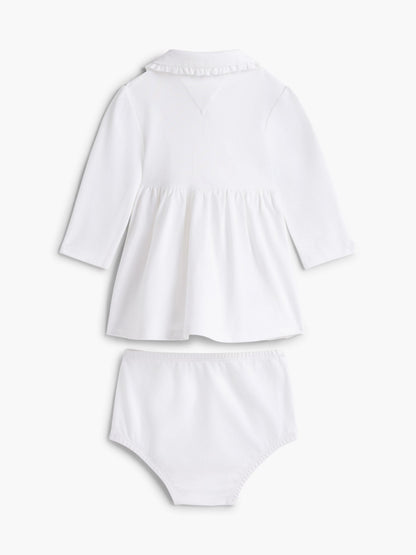 Tommy Hilfiger Babies' Long-Sleeve Stretch Polo Dress