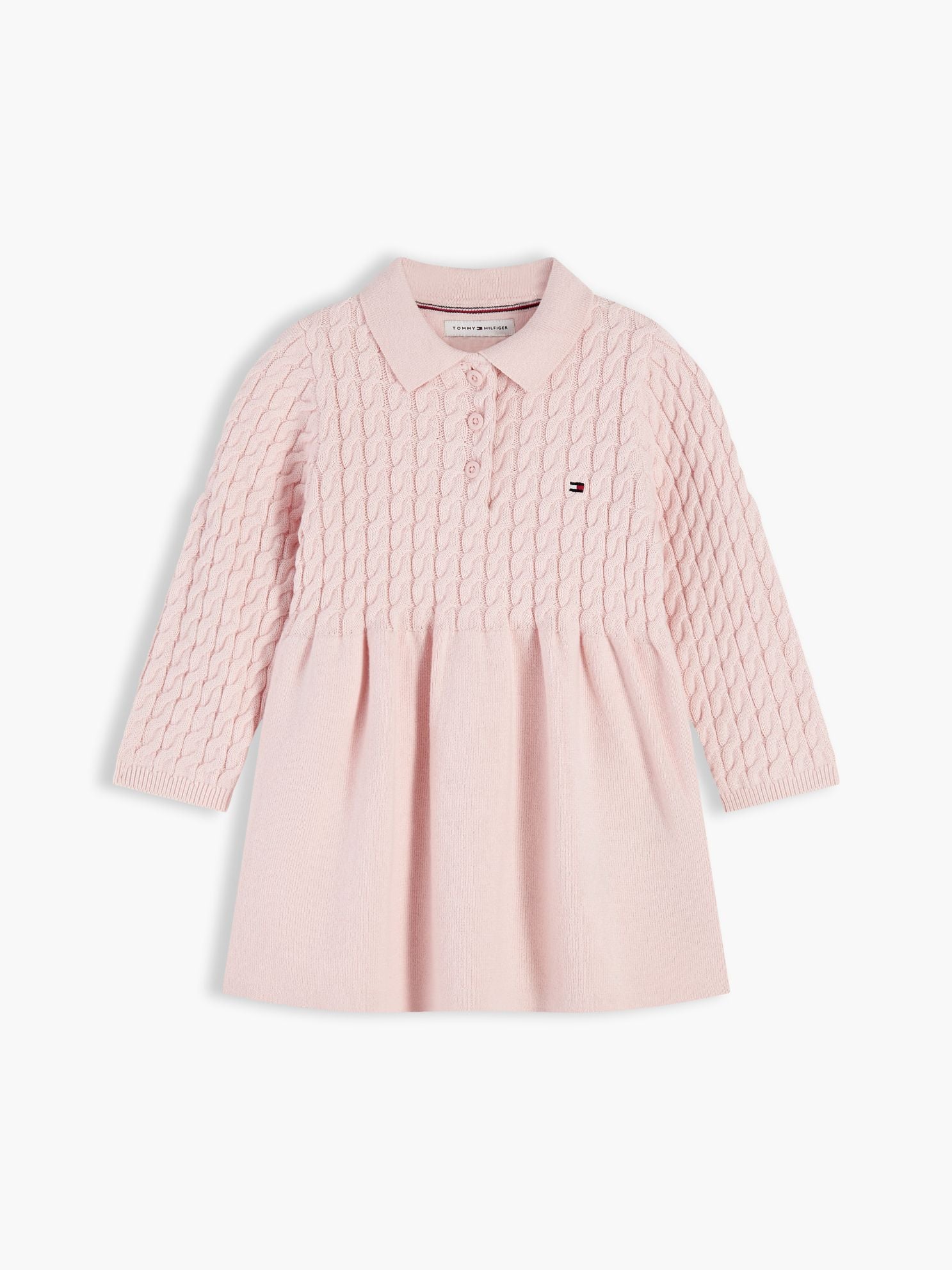 Tommy Hilfiger Babies' Cable Knit Sweater Dress