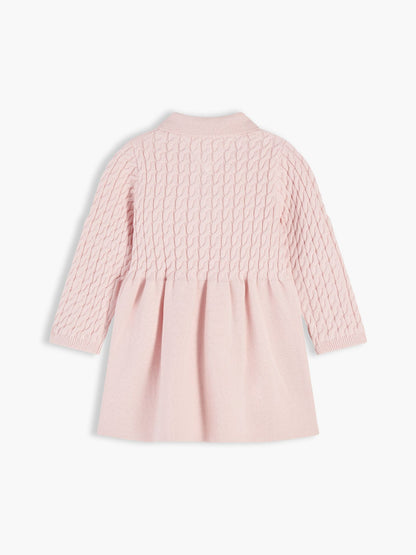 Tommy Hilfiger Babies' Cable Knit Sweater Dress
