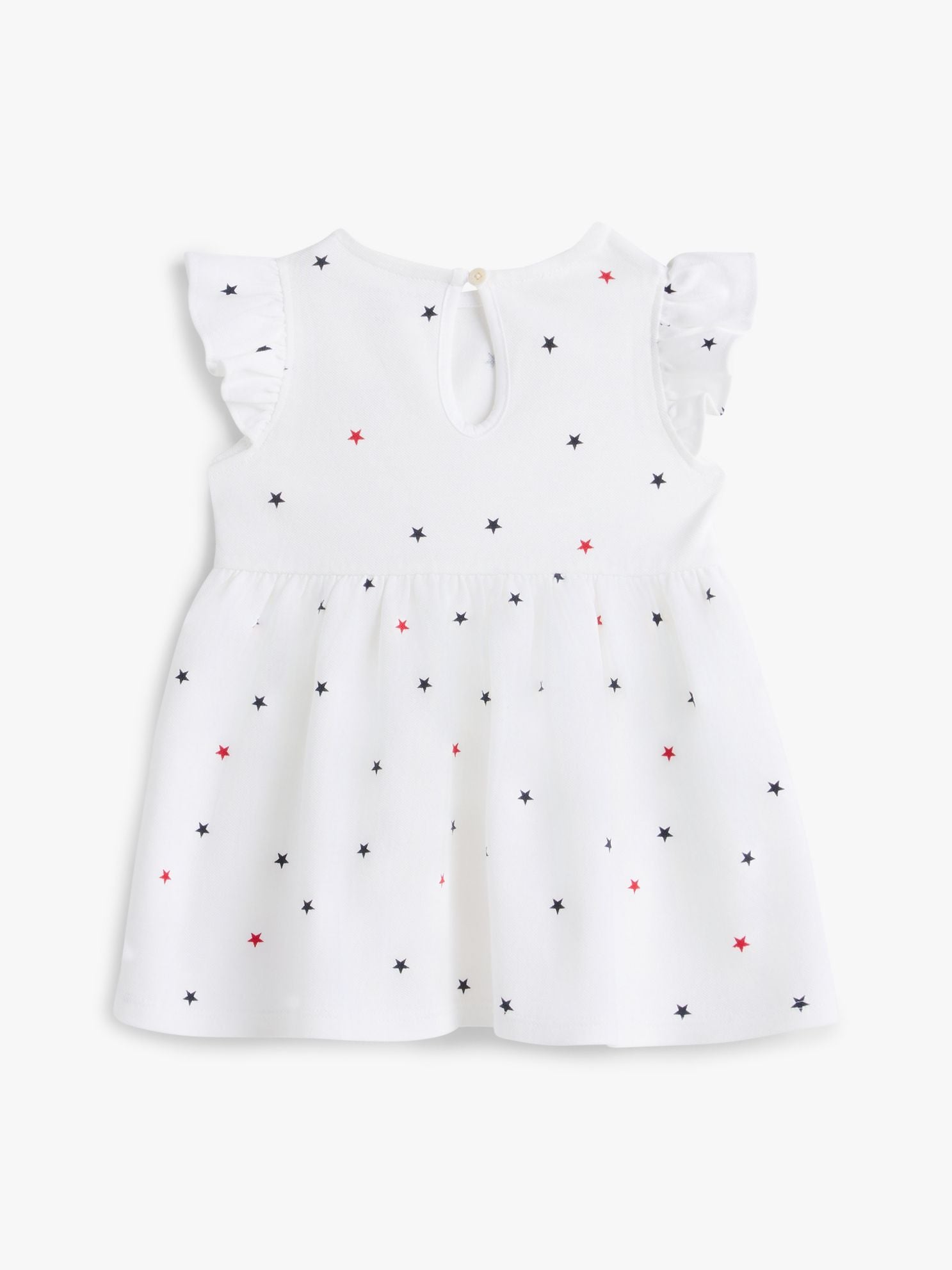 Tommy Hilfiger Babies' Star Print Flutter-Sleeve Dress
