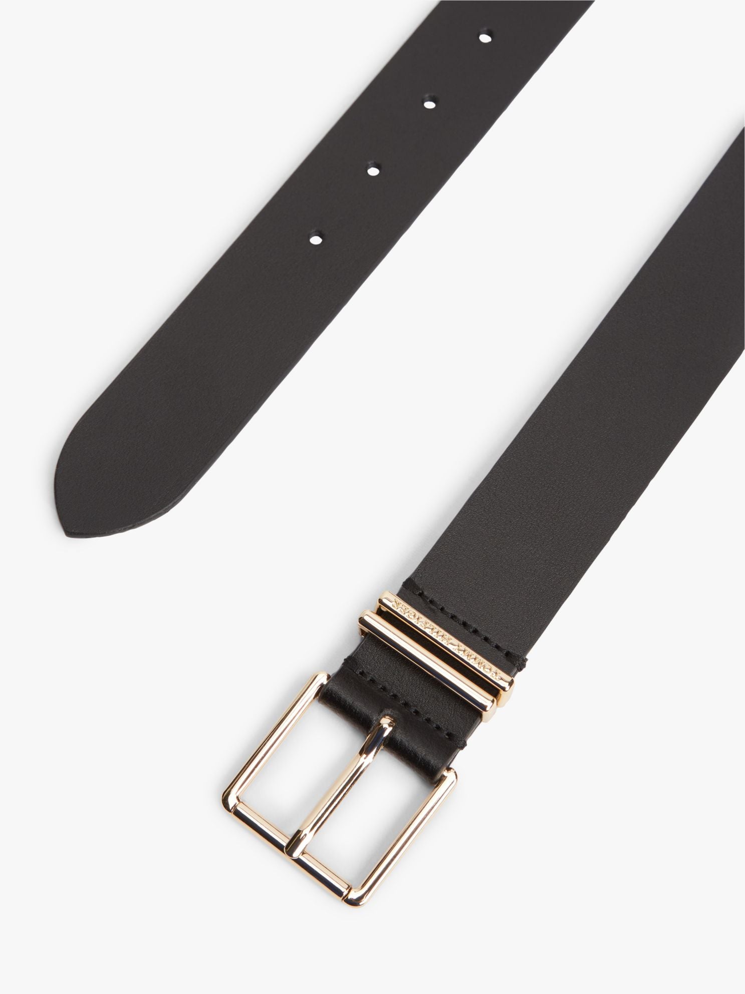 Tommy Hilfiger Square Buckle Leather Belt