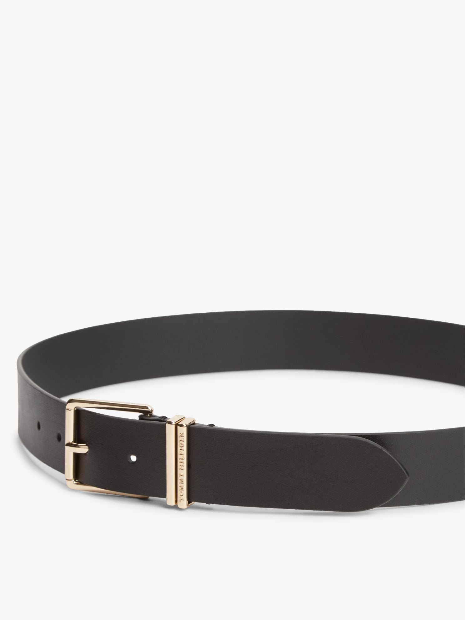 Tommy Hilfiger Square Buckle Leather Belt