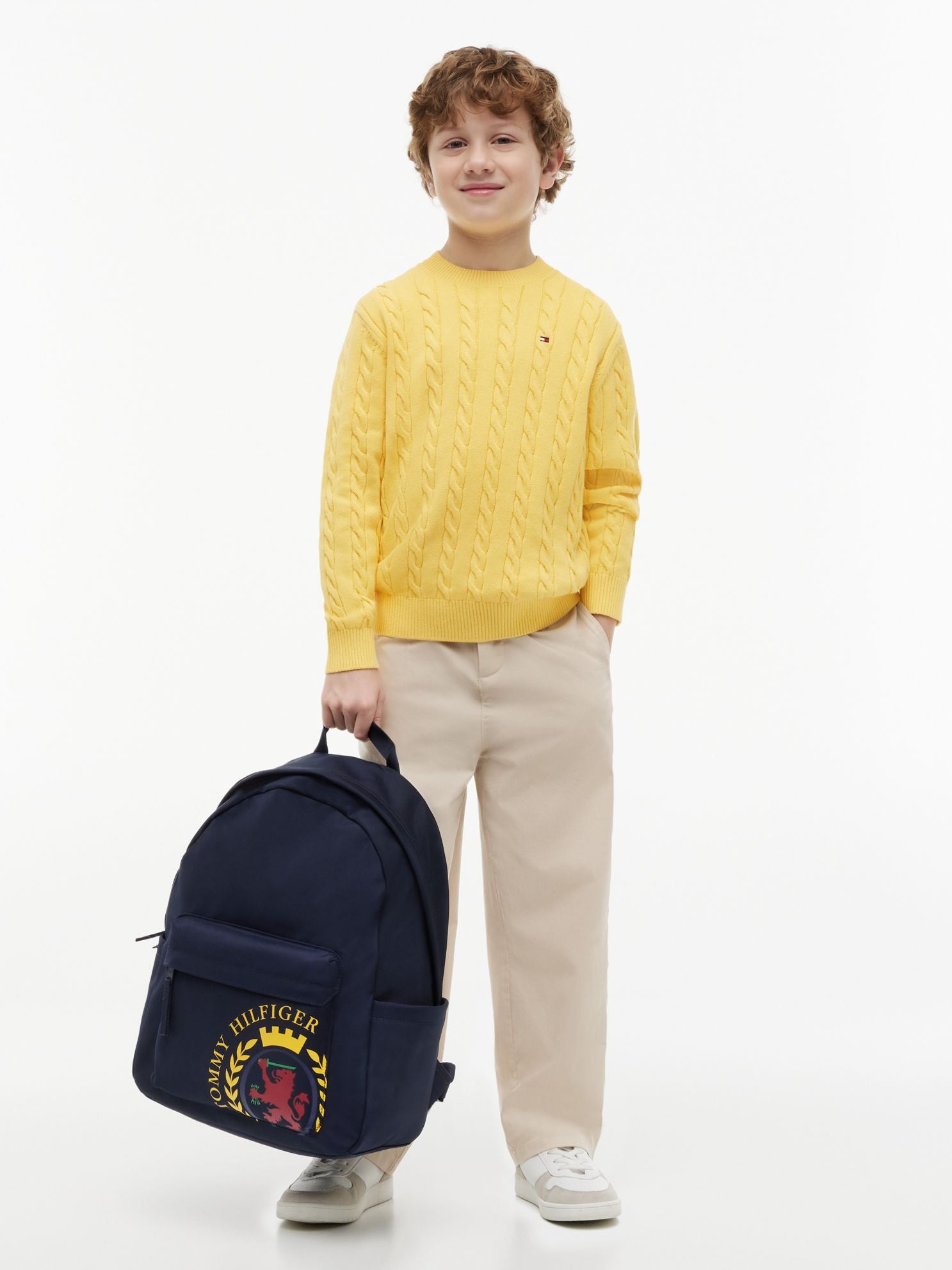 Tommy Hilfiger Kids' Crest Logo Backpack